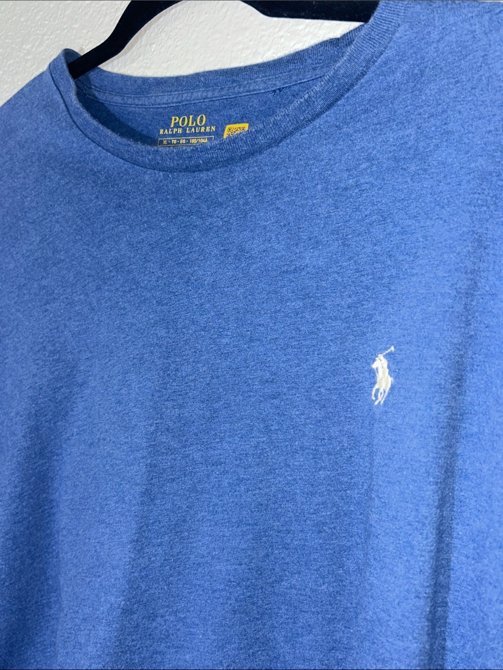 Polo by Ralph Lauren Men’s Blue Short Sleeve Crewneck Tee Sz XL - Picture 4 of 6